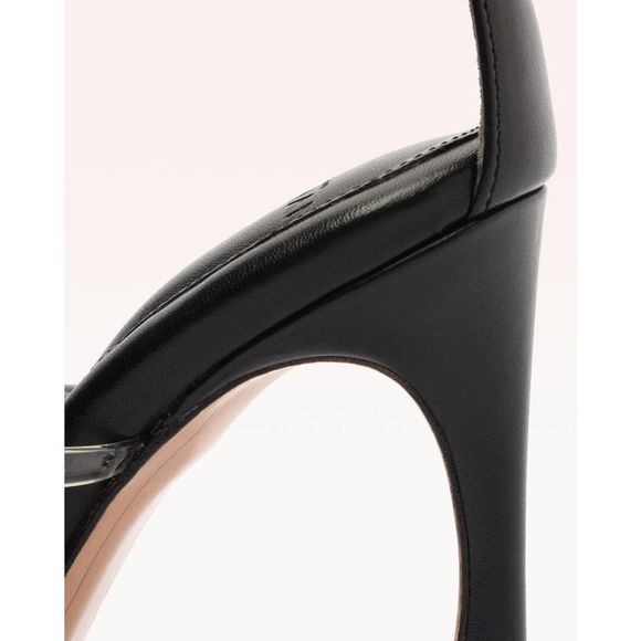 Alexandre Birman Dolores 100 Black & Sparkling Straps Sandal - Picture 4 of 11